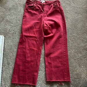 Zara “The 90s Full Length” Red Jeans!❤️‍🔥